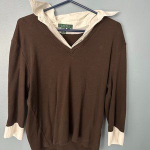 Womens Vintage Ralph Lauren Shirt With Collar